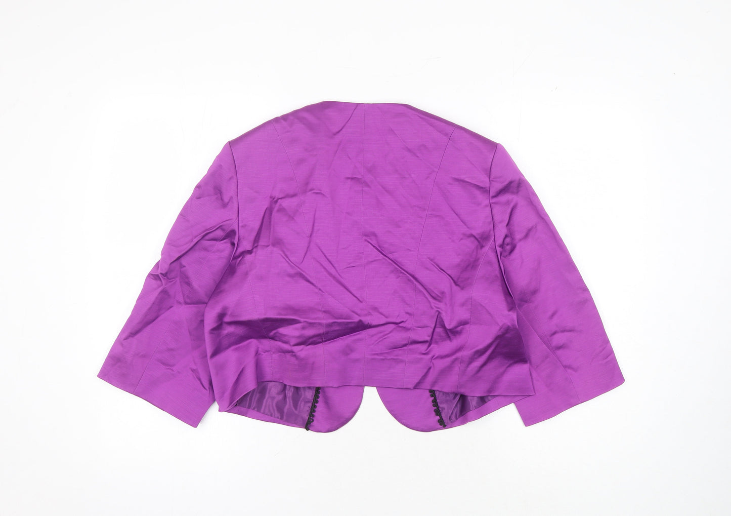 Marks and Spencer Women's Purple Blazer, Size 18, 3/4 Sleeve