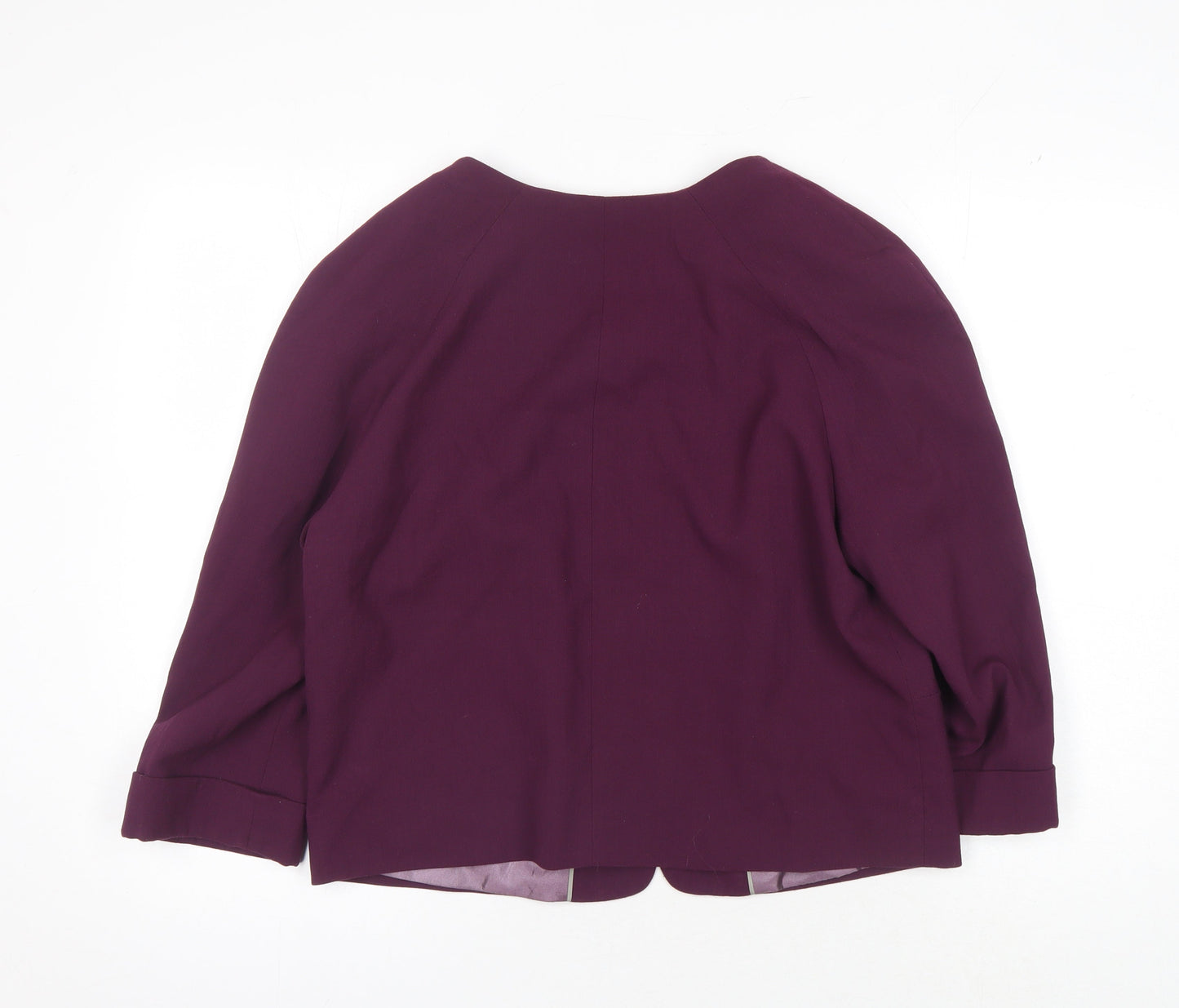 Next Women's Purple Suit Jacket, Size 16, Long Sleeve
