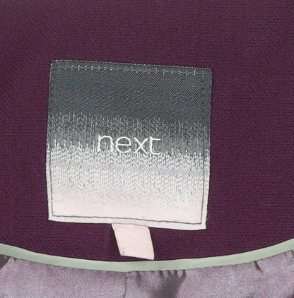 Next Women's Purple Suit Jacket, Size 16, Long Sleeve