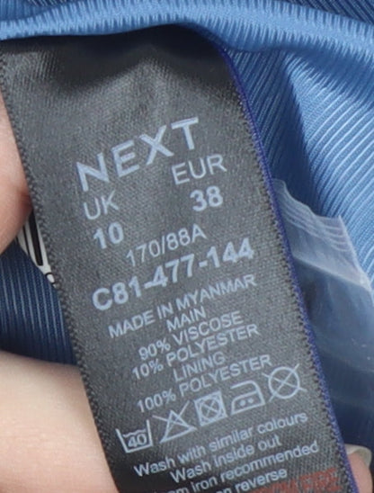 Next Women's Blue Blazer Size 10 Regular Fit