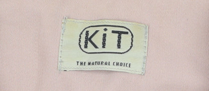 KIT Women's Pink Blazer, Size 14, Elegant One-Button Design
