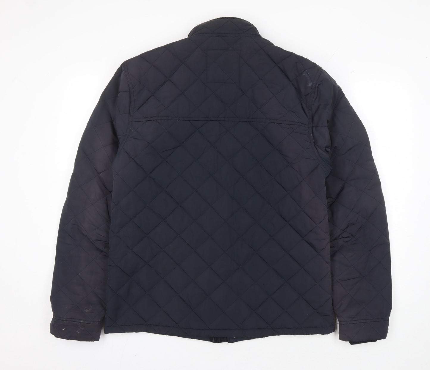 Mens UK Size M NEXT Blue Quilted Coat