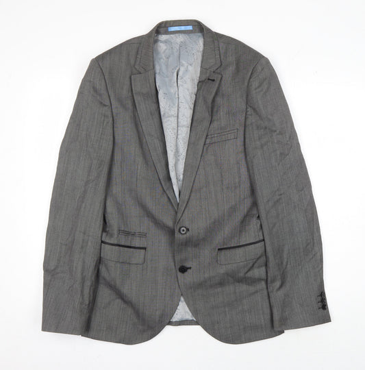 Mens UK Size 38 NEXT Regular Grey Suit Jacket