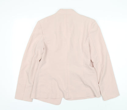 Marks and Spencer Women's Pink Blazer Size 10