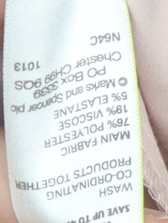 Marks and Spencer Women's Pink Blazer Size 10