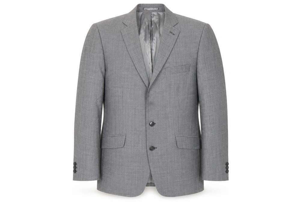 Mens UK Size 42 Jeff Banks Regular Grey Suit Jacket