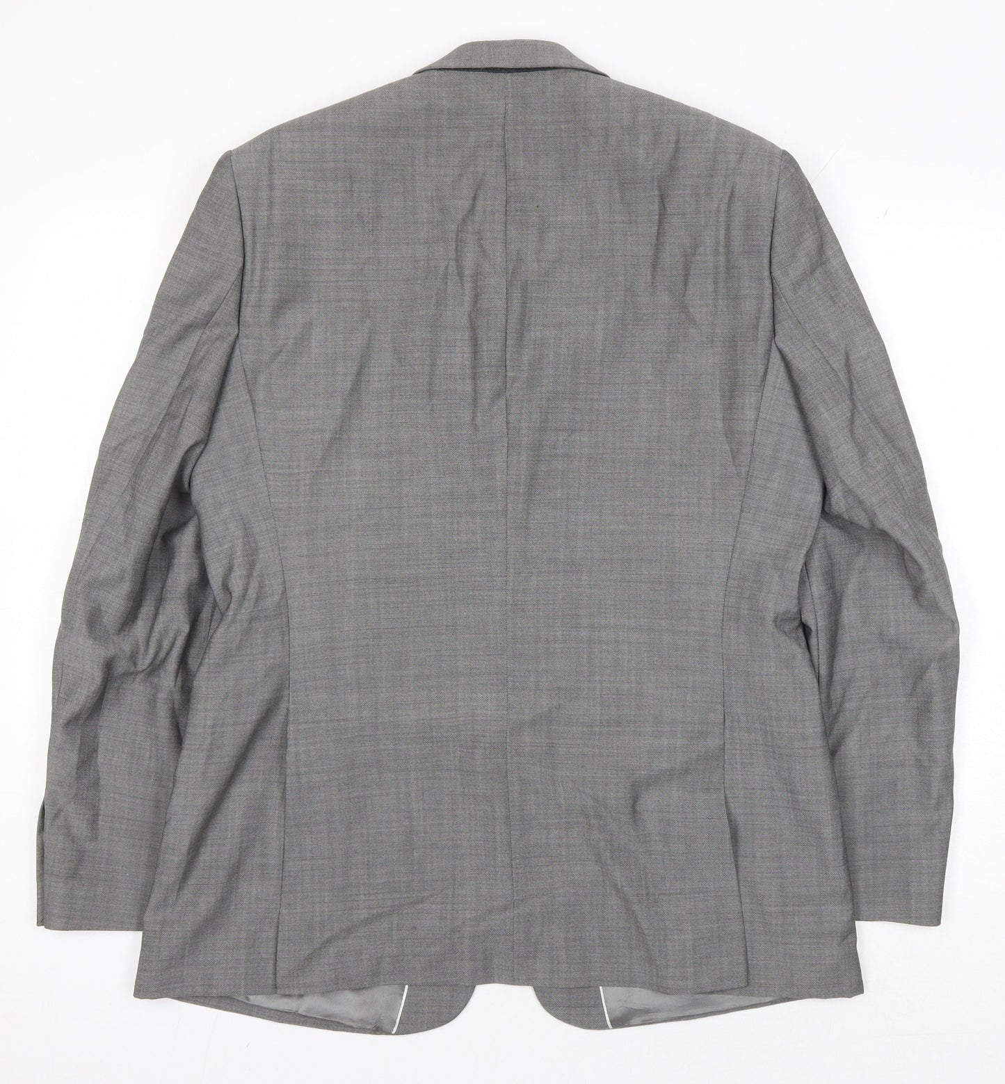Mens UK Size 42 Jeff Banks Regular Grey Suit Jacket
