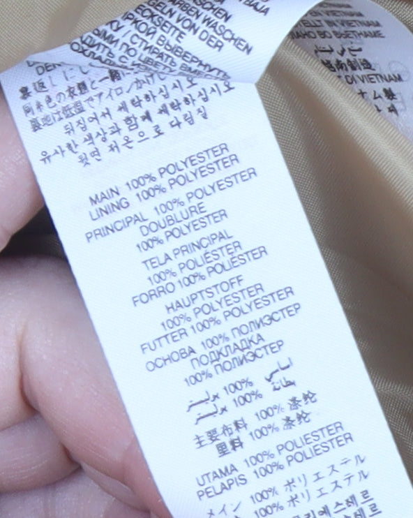 Lipsy Women's Beige Blazer, Size 12, 3/4 Sleeve