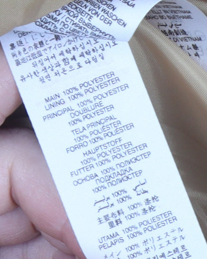 Lipsy Women's Beige Blazer, Size 12, 3/4 Sleeve