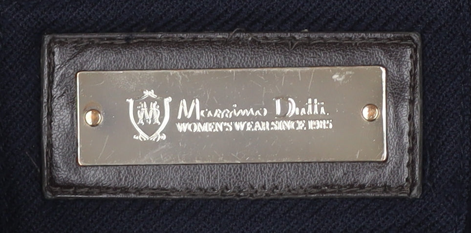 Massimo Dutti Women's Blue Parka Jacket S