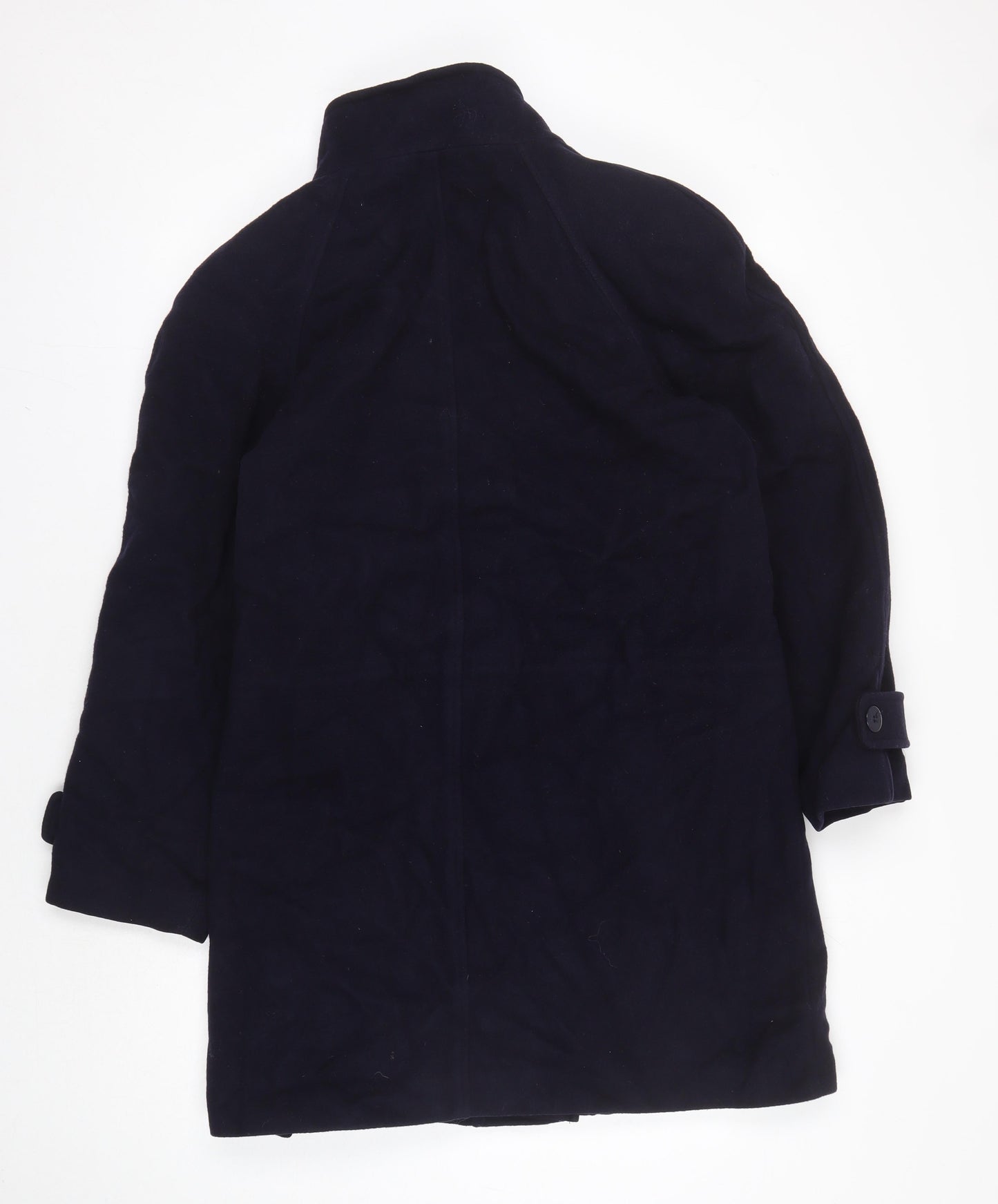 Richard Women's Blue Wool Overcoat Size 14