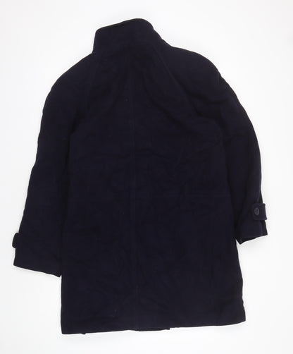 Richard Women's Blue Wool Overcoat Size 14