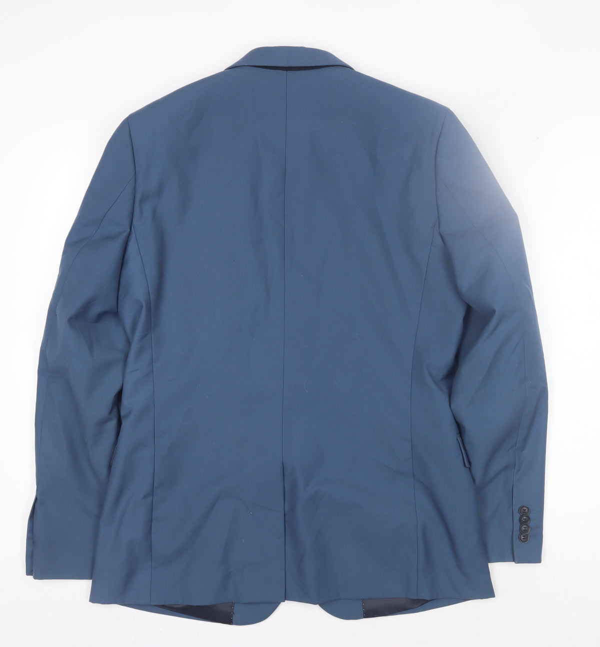 Mens UK Size 40 Topman Regular Blue Suit Jacket