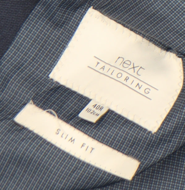 Mens UK Size 40 NEXT Regular Blue Suit Jacket