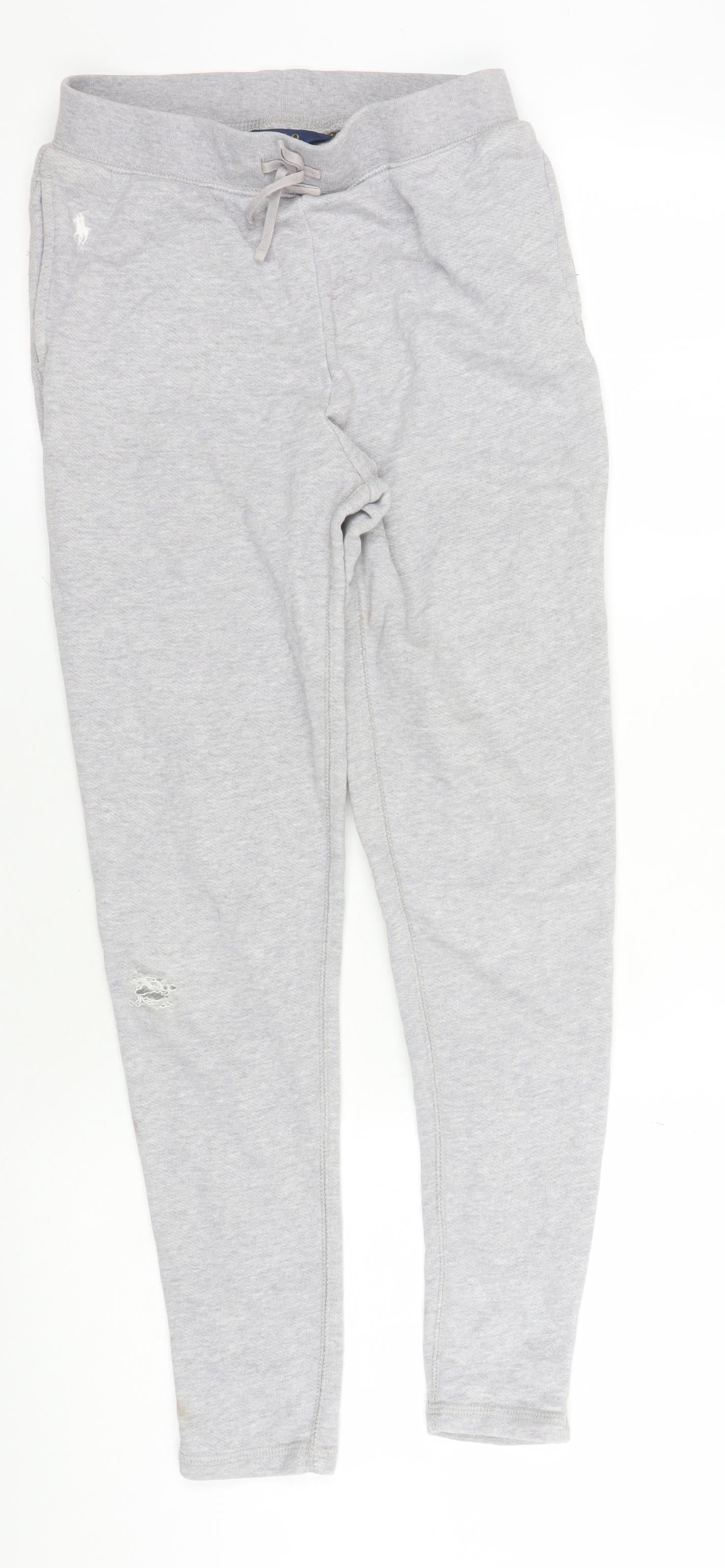 Ralph Lauren Girls Grey Jogger Trousers 12-14 Years