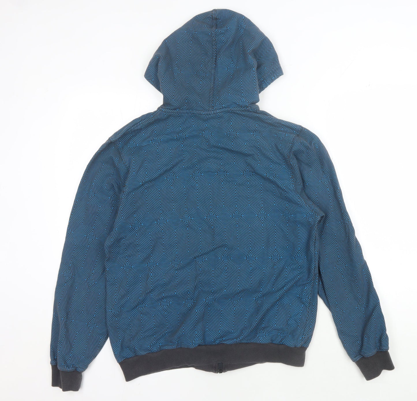 REVsport Men's Blue Geometric Track Jacket L