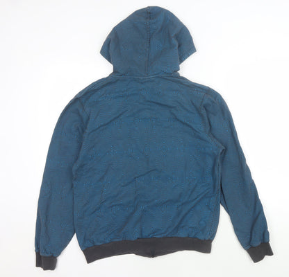 REVsport Men's Blue Geometric Track Jacket L