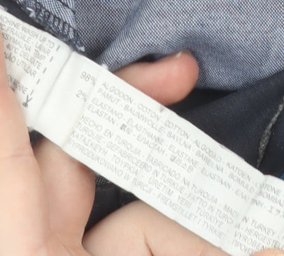 Zara Men's Blue Chino Trousers, Size 38