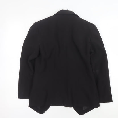 Miss Selfridge Women's Black Blazer Size 6 Woven