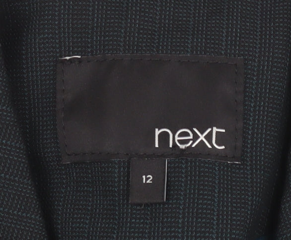 Next Women's Black Suit Jacket Size 12 Regular Fit