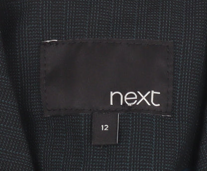 Next Women's Black Suit Jacket Size 12 Regular Fit