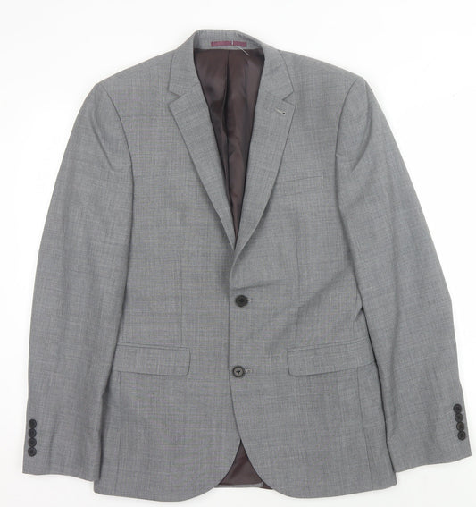 Mens UK Size 38 NEXT Regular Grey Suit Jacket