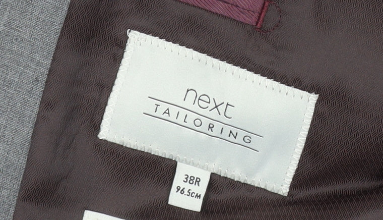 Mens UK Size 38 NEXT Regular Grey Suit Jacket