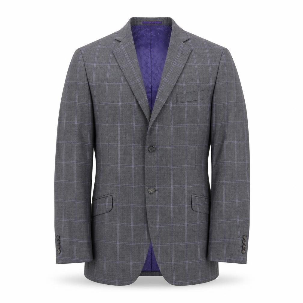 Mens UK Size 42 Ted Baker Regular Grey Suit Jacket