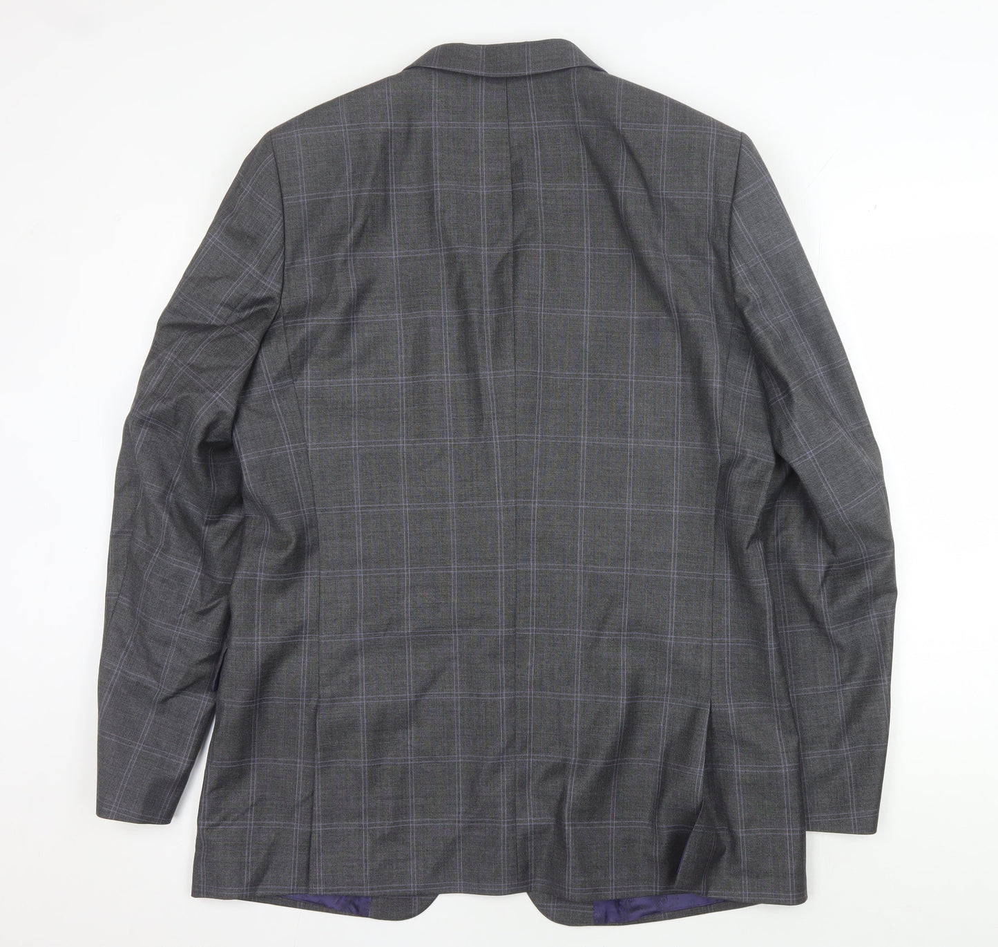 Mens UK Size 42 Ted Baker Regular Grey Suit Jacket
