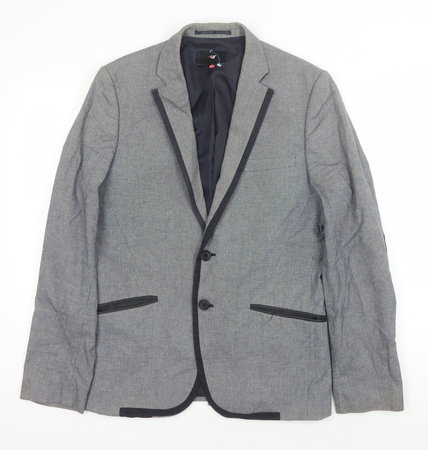 Mens UK Size 38 H&M  Grey Suit Jacket