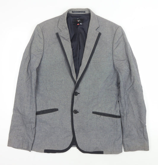 Mens UK Size 38 H&M  Grey Suit Jacket