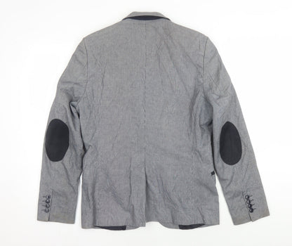 Mens UK Size 38 H&M  Grey Suit Jacket