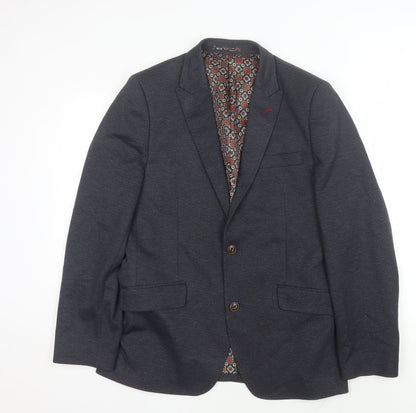 Mens UK Size 40 Feraud Regular Grey Suit Jacket