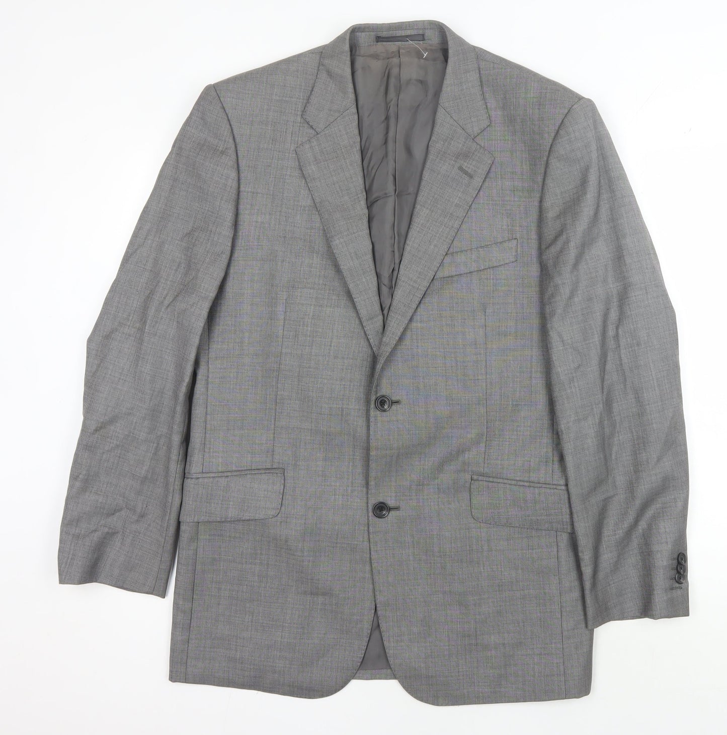 Mens UK Size 39 T.M.Lewin Regular Grey Suit Jacket