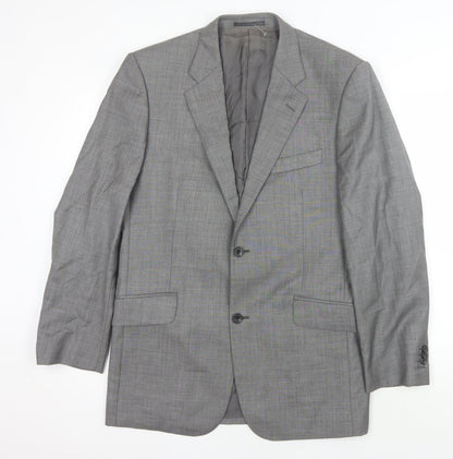 Mens UK Size 39 T.M.Lewin Regular Grey Suit Jacket