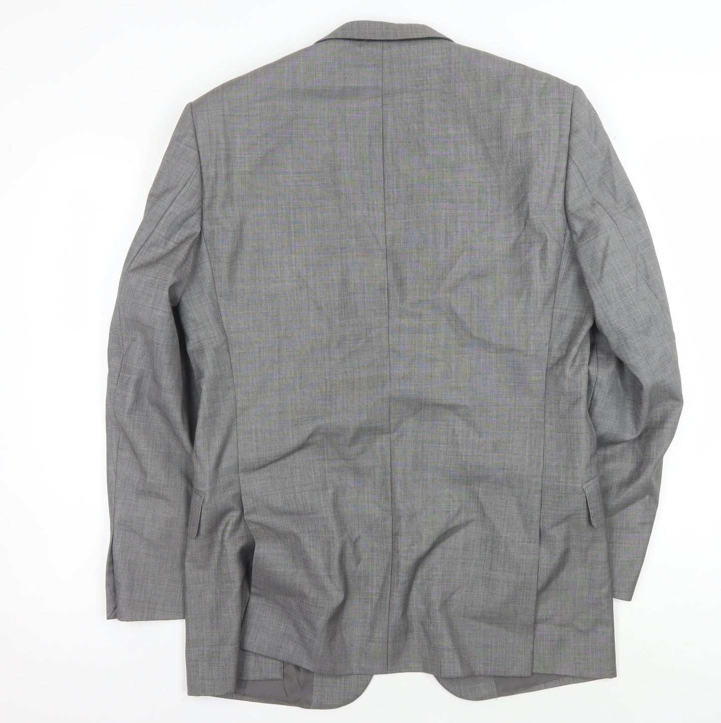 Mens UK Size 39 T.M.Lewin Regular Grey Suit Jacket