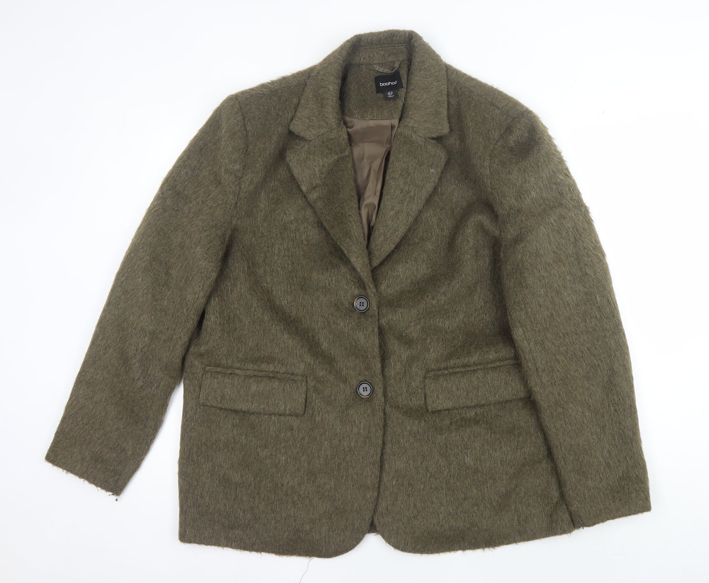 Womens UK Size 12 Boohoo Brown Basic Jacket