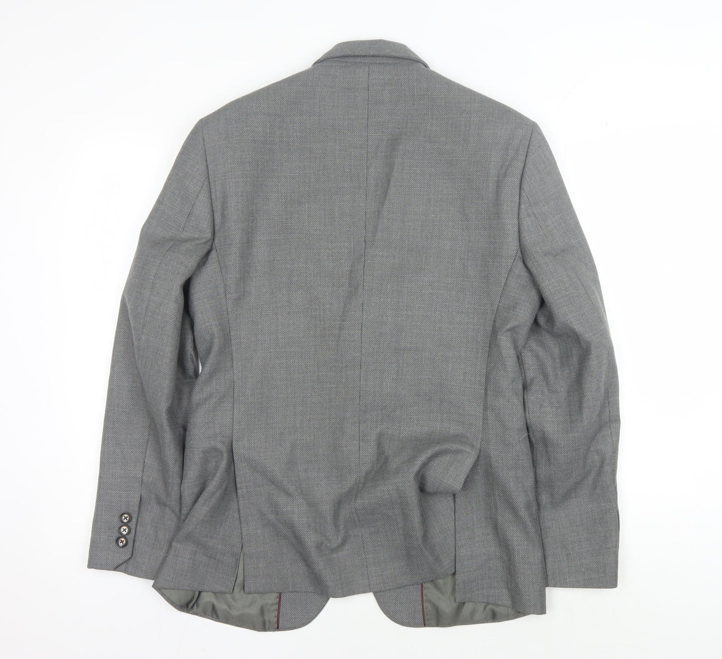 Louis Philippe Grey Suit Jacket Men's Slim Fit 38
