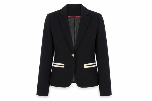 Womens UK Size M Bershka Regular Black Blazer