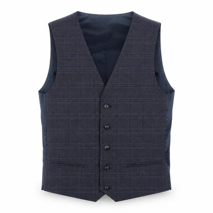 Mens UK Size 36 Marks and Spencer Regular Blue Suit Waistcoat