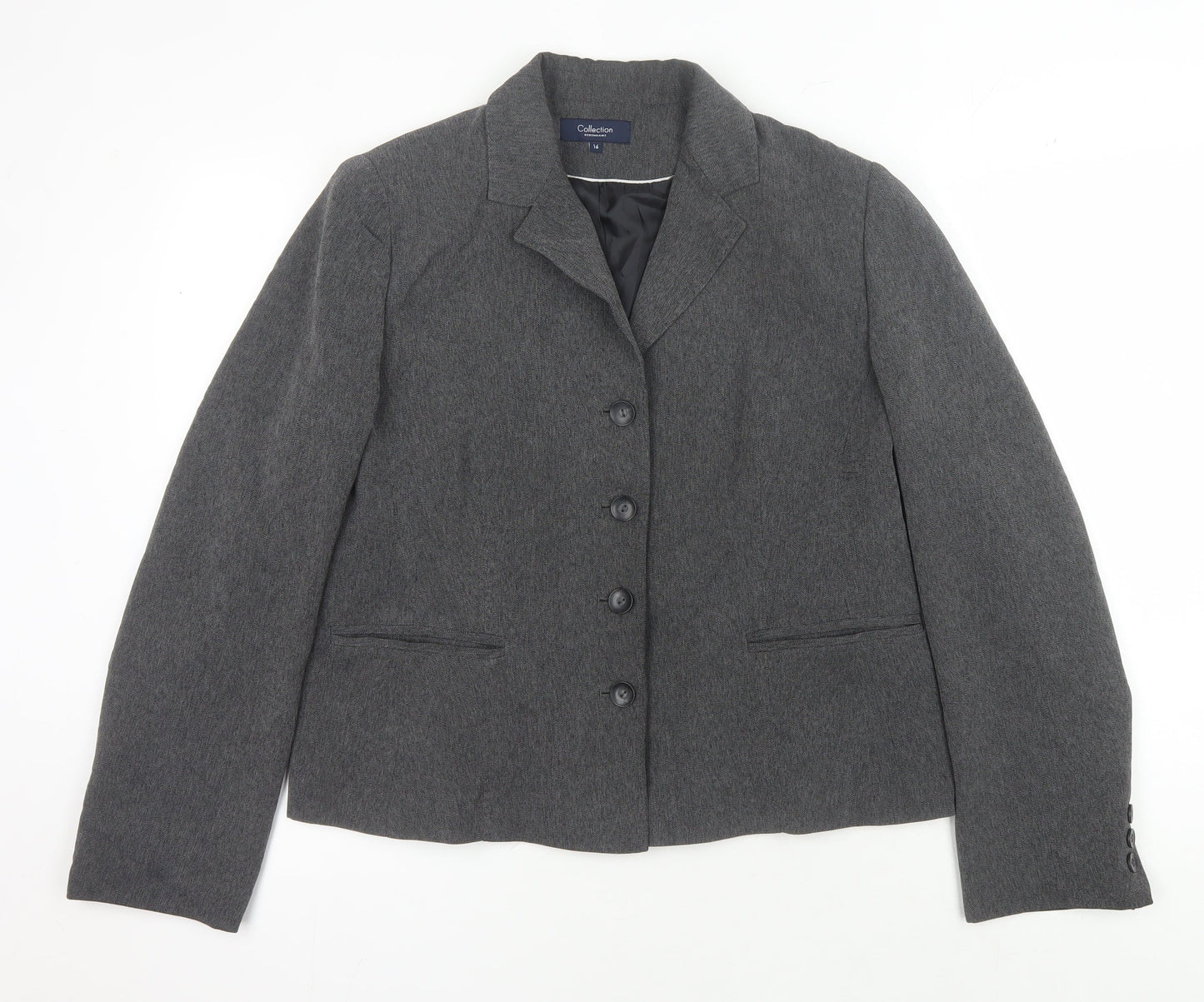 Debenhams Grey Blazer, Women, Size 16, Business Attire