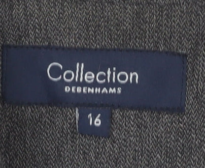 Debenhams Grey Blazer, Women, Size 16, Business Attire
