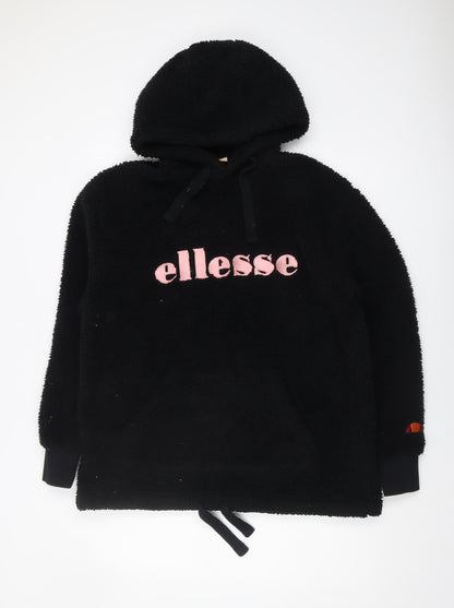 Ellesse Black Hooded Pullover Women's XS Hoodie