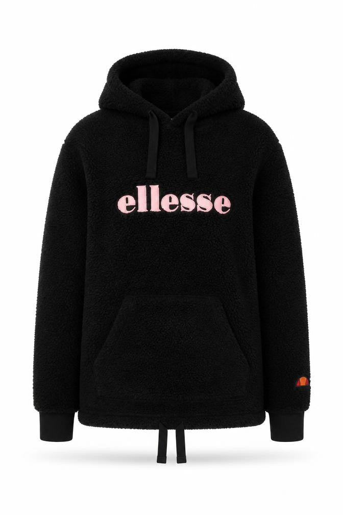 Womens UK Size XS ellesse Black Pullover Hoodie