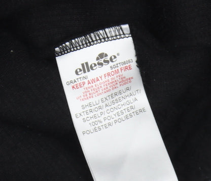 Ellesse Black Hooded Pullover Women's XS Hoodie