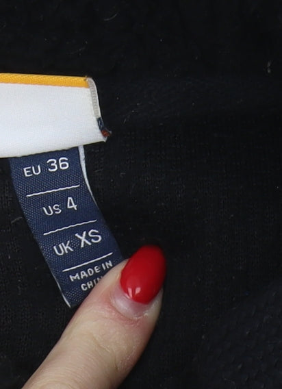 Ellesse Black Hooded Pullover Women's XS Hoodie