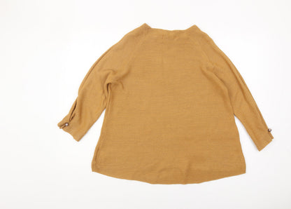 Womens UK Size M Honor Millburn Beige Pullover Jumper