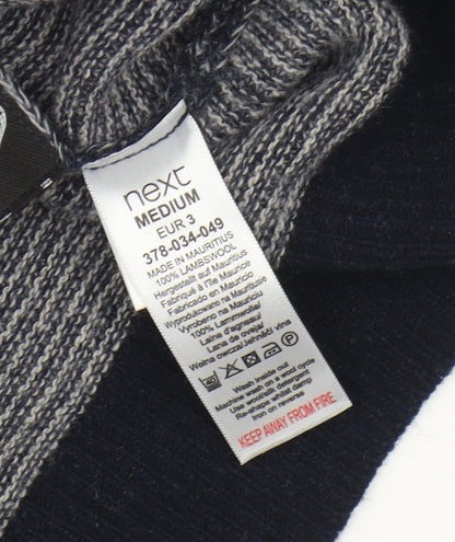 Next Men's Grey Wool V-Neck Pullover Jumper M