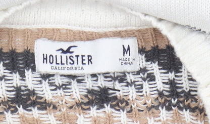 Hollister Men's Multicoloured Geometric Pullover M