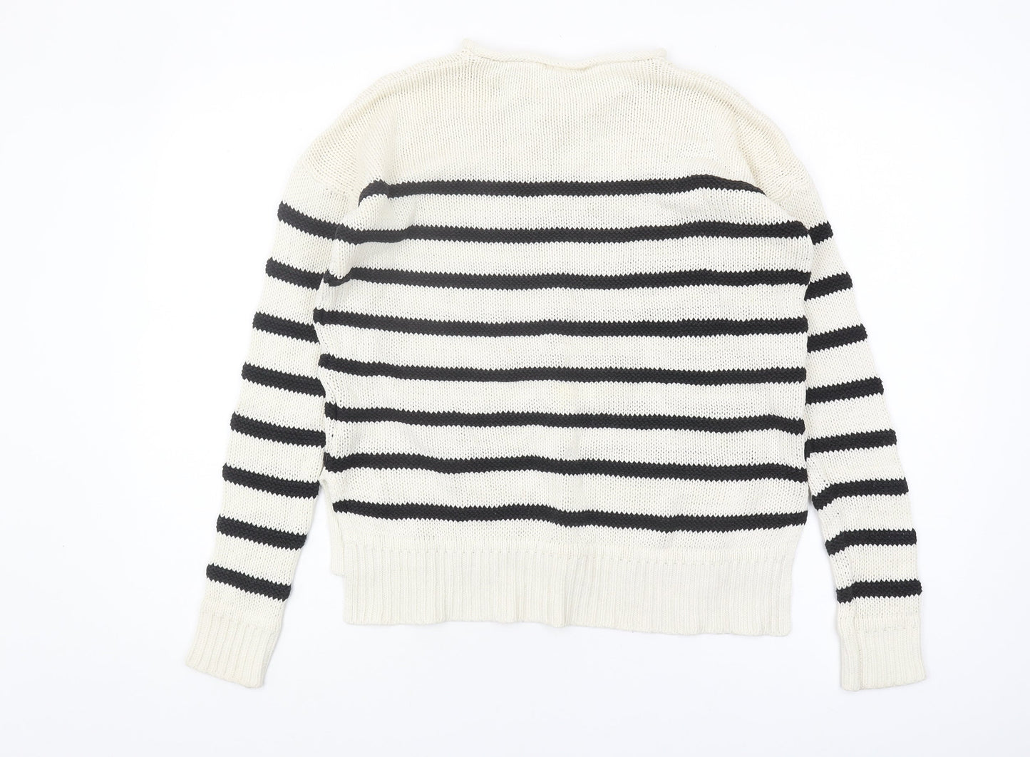 Womens UK Size XS H&M Black Pullover Jumper